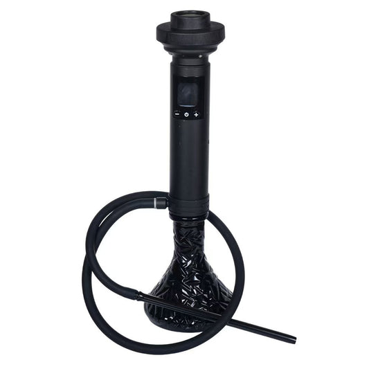 Smart Electric Hookah Shisha – Luxury Arabic Style, Aluminum Alloy, Touch Screen, Carbon-Free