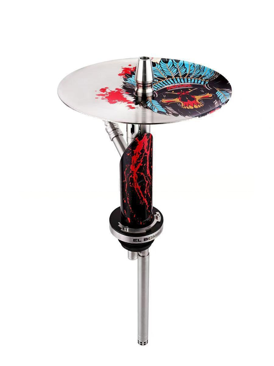 EL Bomber Russian Stainless Steel Hookah Gift Set｜Premium Complete Shisha Kit