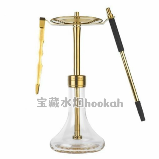 Gold Mr.eds E24 Big Boss Pro X Stainless Steel Shisha