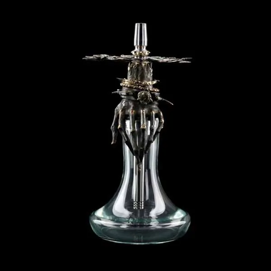 Maklaud XS Nosferatu – Artistic Mini Hookah with Vampire Skull, Russian Craft