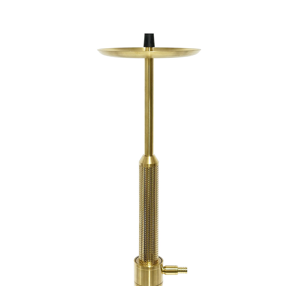 79CM Gold Stainless Steel Large Hookah Shisha Set