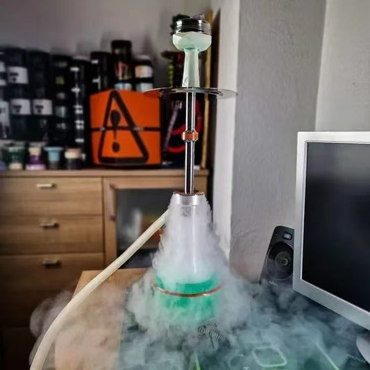 CHAOS® Premium Stainless Steel Hookah Set | High-End Single Hose Shisha for Bars, Lounges & KTV