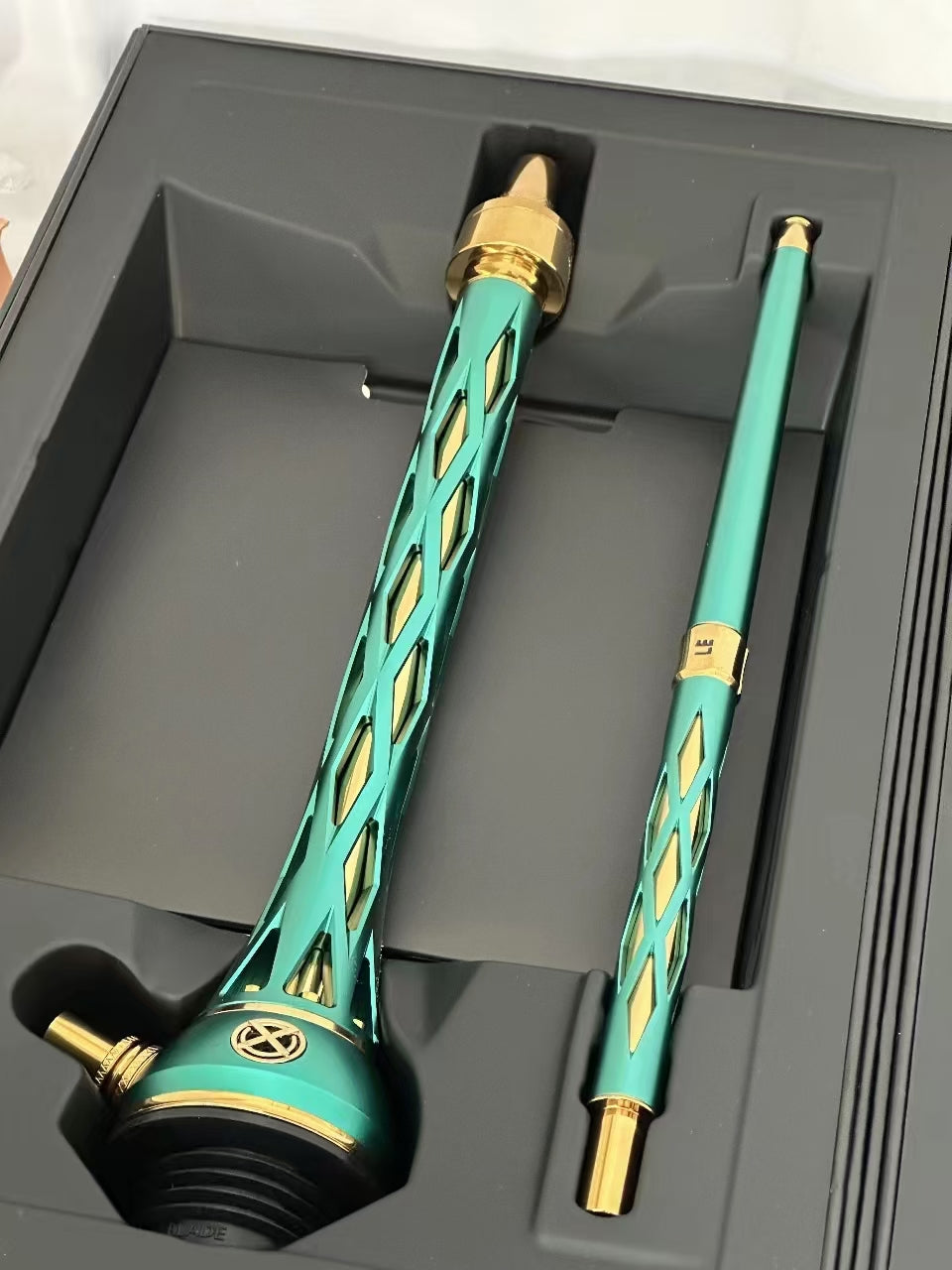 Luxury Russian Blade Stainless Steel Hookah Set | Large Single Hose Shisha with Elegant Gift Box | Ideal for Home, Lounge, Bar & KTV Smoking Experience