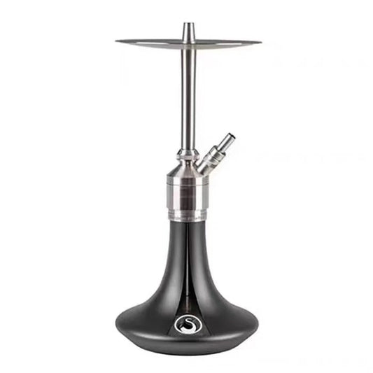 Steamulation Luxury German Stainless Steel Hookah – Large Size, Premium Single Hose Shisha
