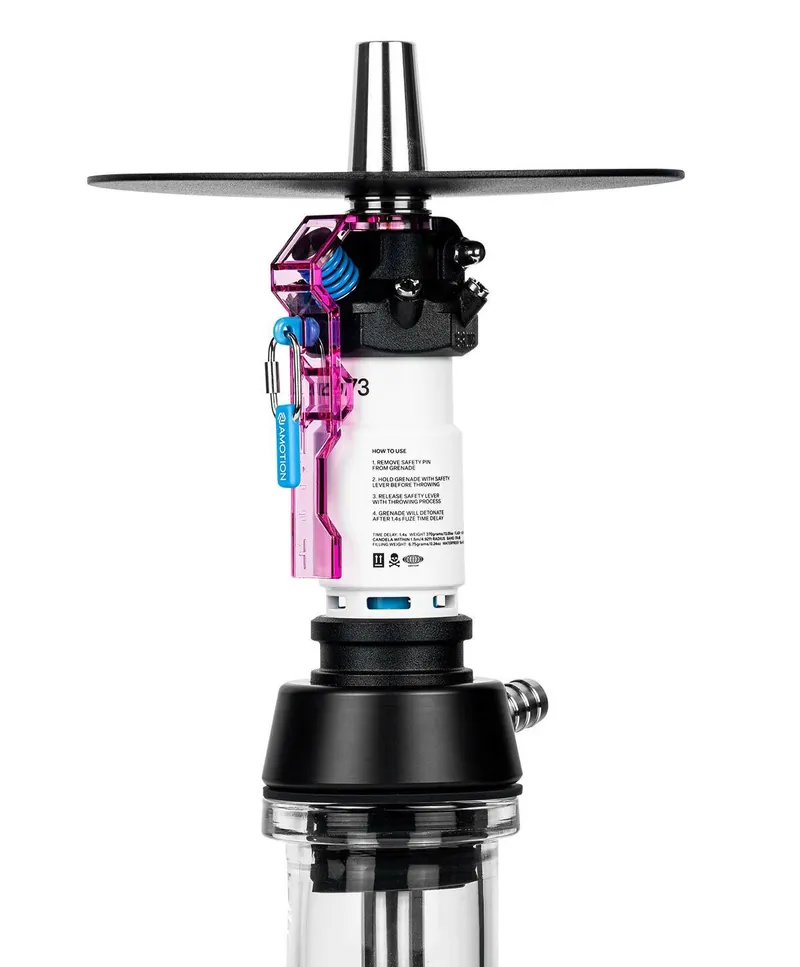 Amotion Flash Bang Orchid Modern Hookah – Stylish German Shisha for Smooth Sessions