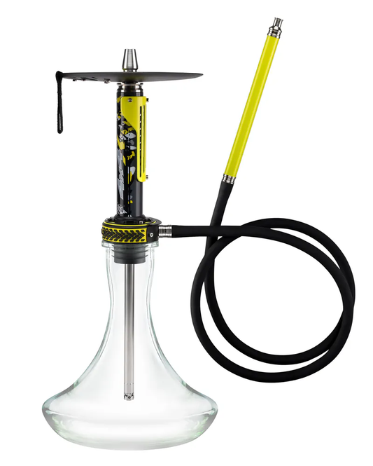 El Bomber Off-Road X Stainless Steel Hookah – Heavy-Duty Industrial Design, Premium Smoke Performance