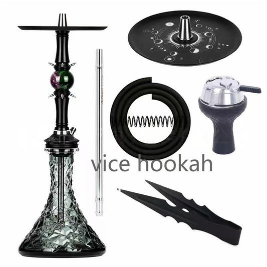 MOZE Luxury German Shisha Hookah – Planet Design, Arabic Style, Perfect for KTV & Hookah Bars